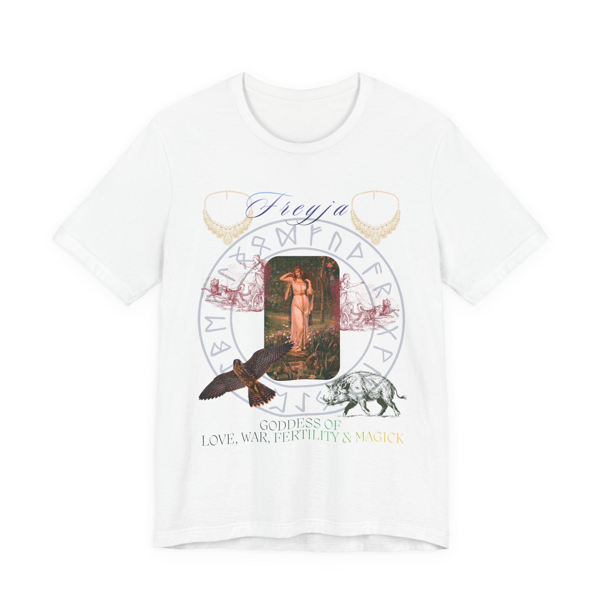 Freyja Goddess of Love, War, Fertility & Magick Tee | Goddess Collection
