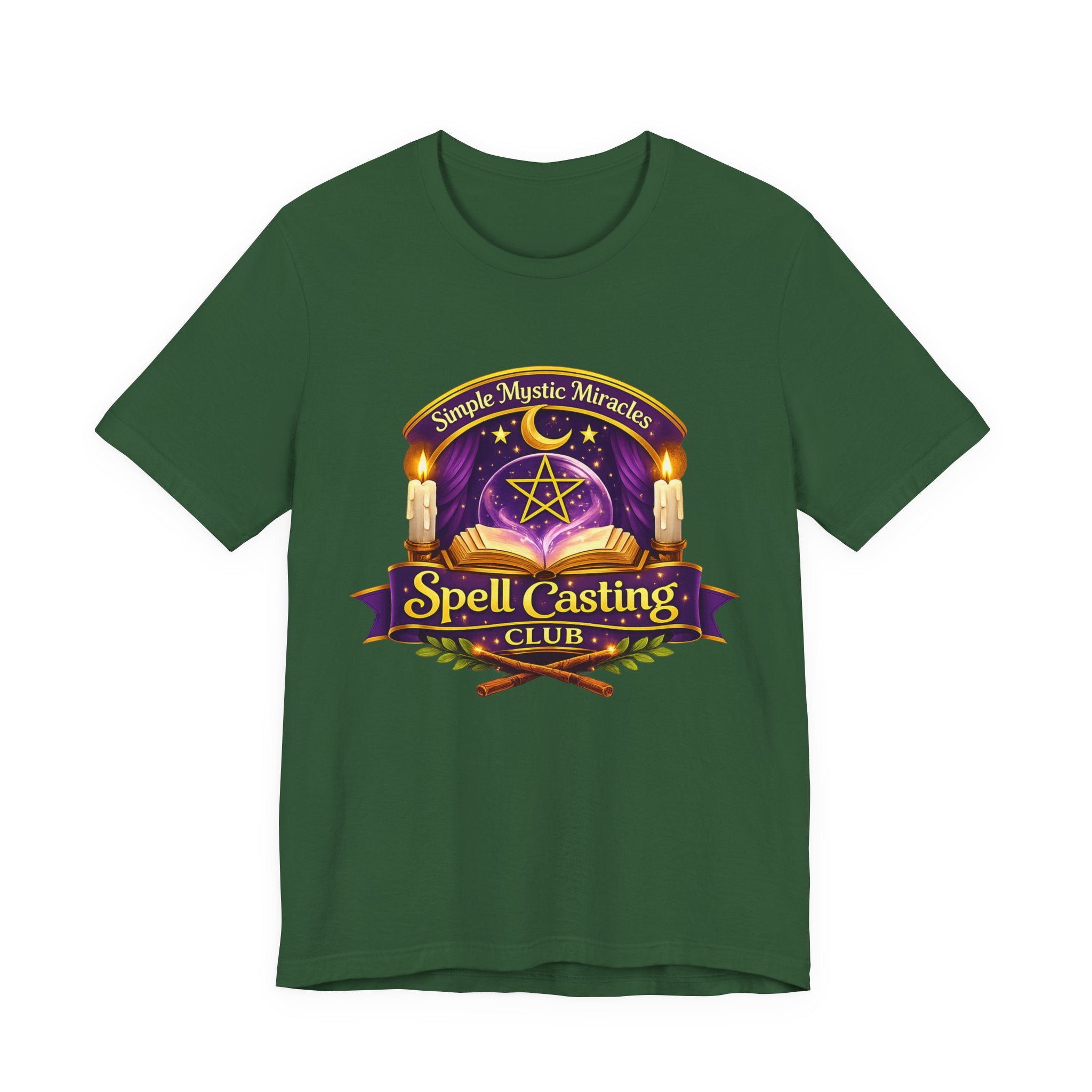 Simple Mystic Miracles Spell Casting Club Tee