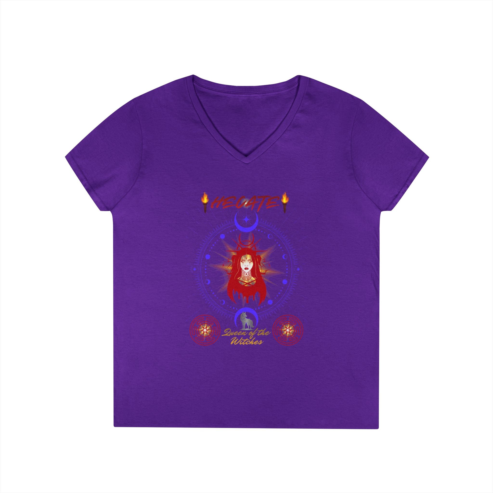 Hecate - Queen of the Witches Women's V-Neck Tee