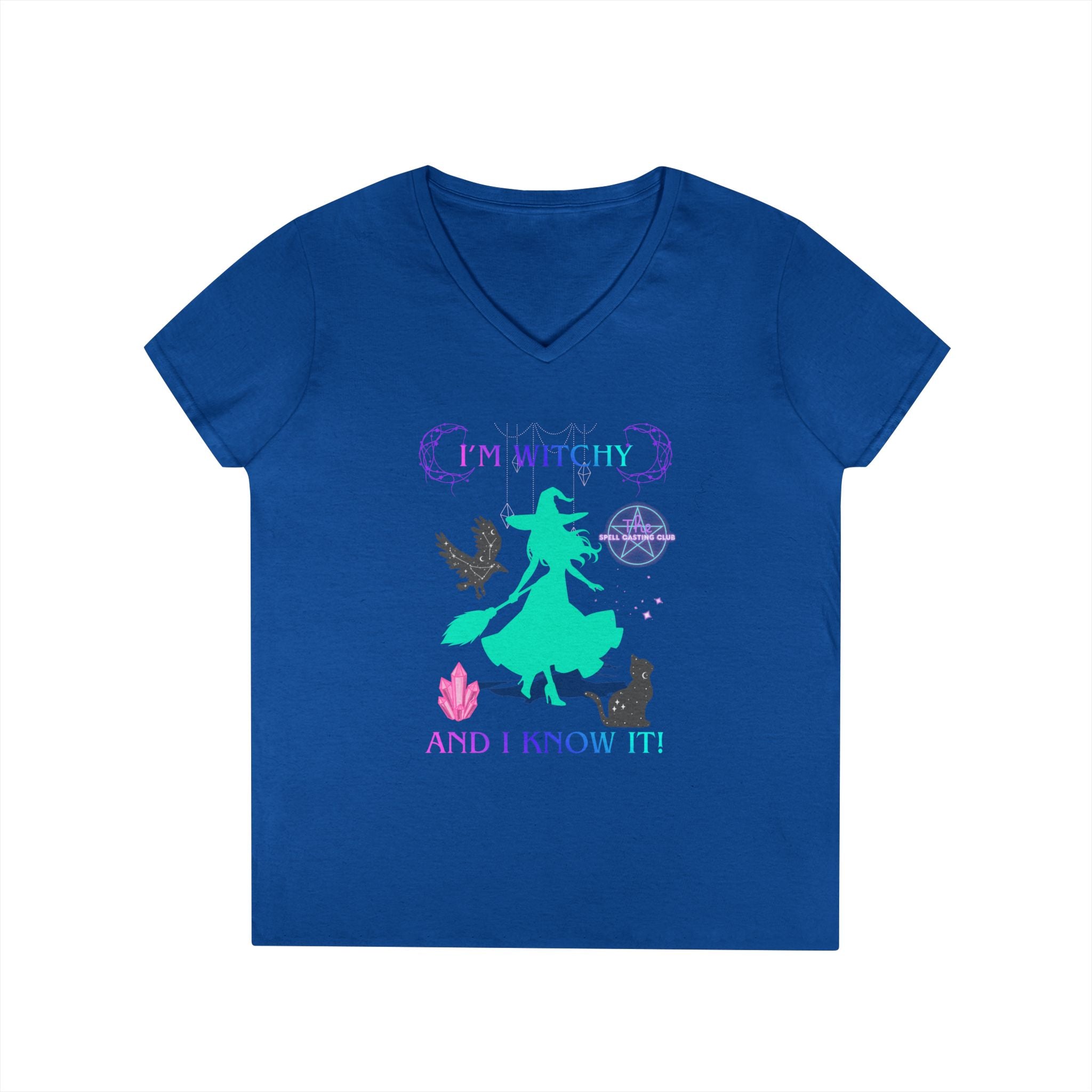Witchy and I Know It Women's V-Neck Tee