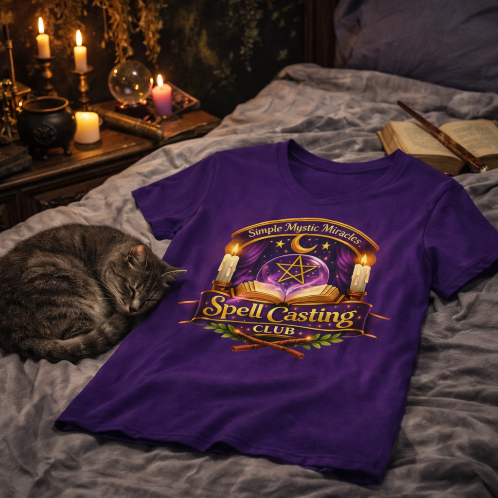 Simple Mystic Miracles Spell Casting Club Tee