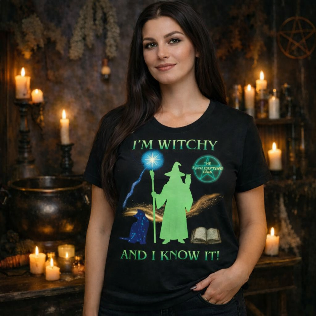 Witchy and I Know It Wizard Tee
