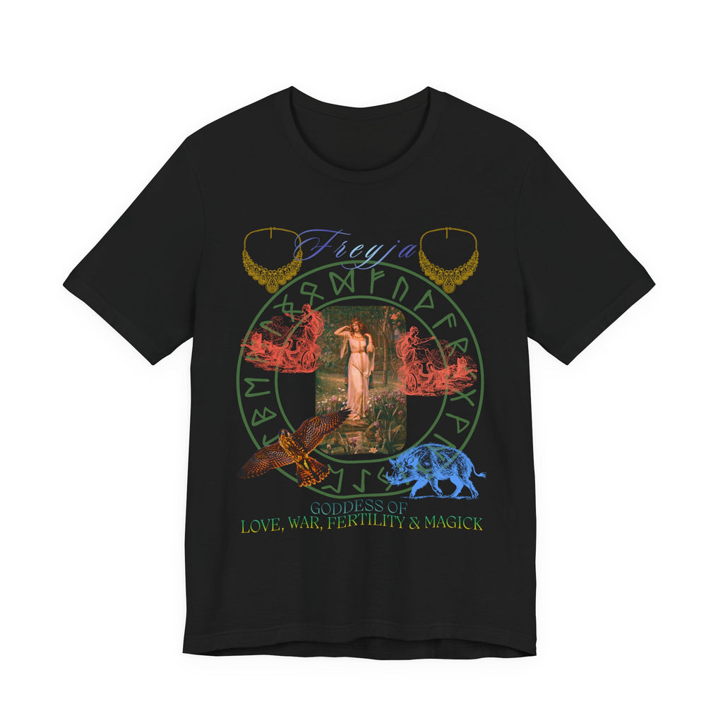 Freyja Goddess of Love, War, Fertility & Magick Tee | Goddess Collection
