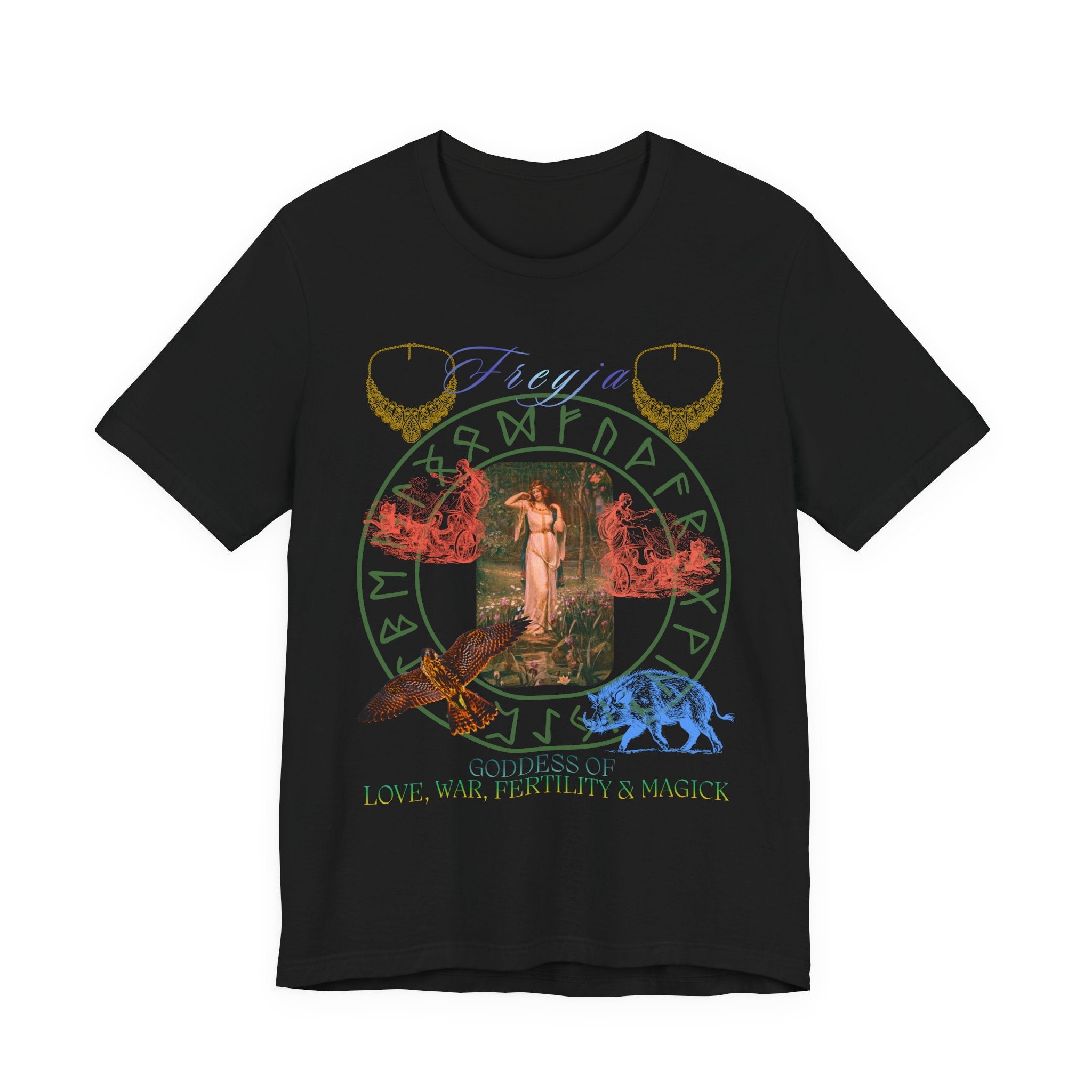 Freyja Goddess of Love, War, Fertility & Magick Tee | Goddess Collection