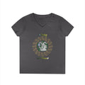 Witchy and Proud Women's V-Neck Tee | Wizard Design