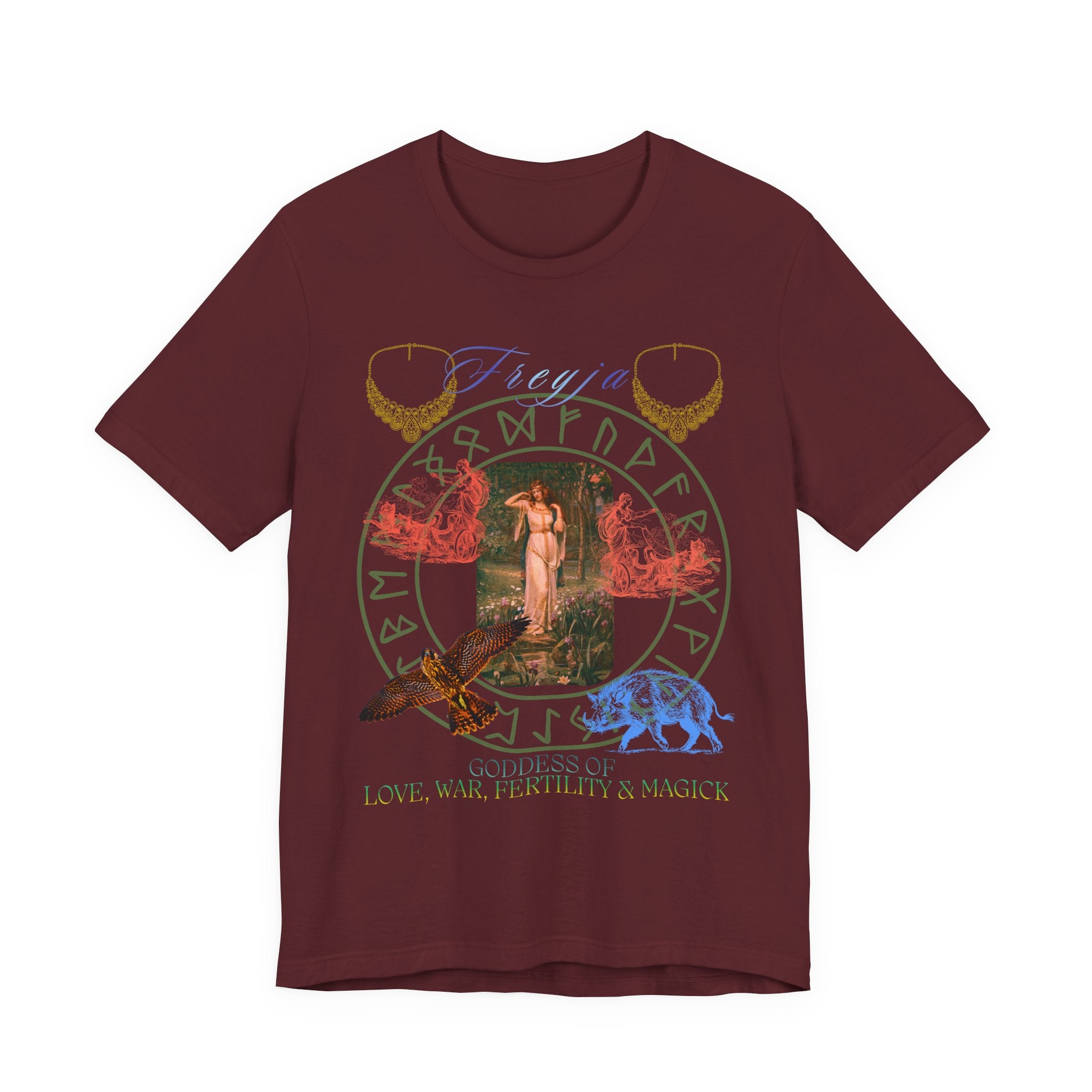 Freyja Goddess of Love, War, Fertility & Magick Tee | Goddess Collection