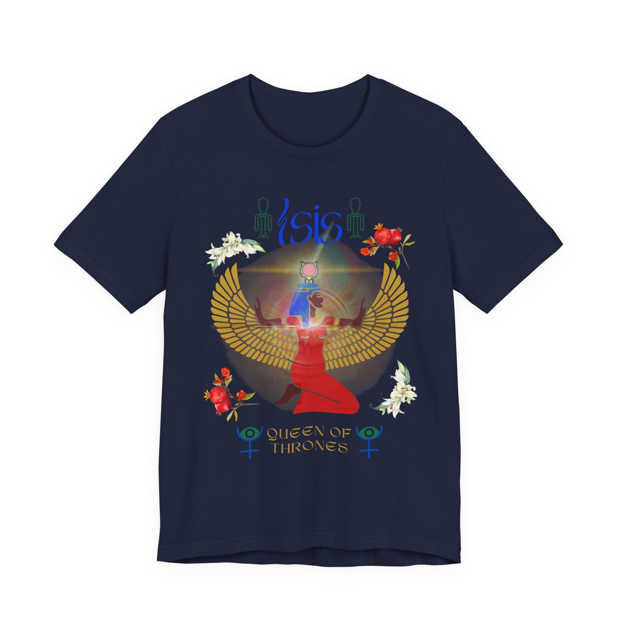 Isis "Queen of Thrones" Mythic Goddess Tee | Goddess Collection