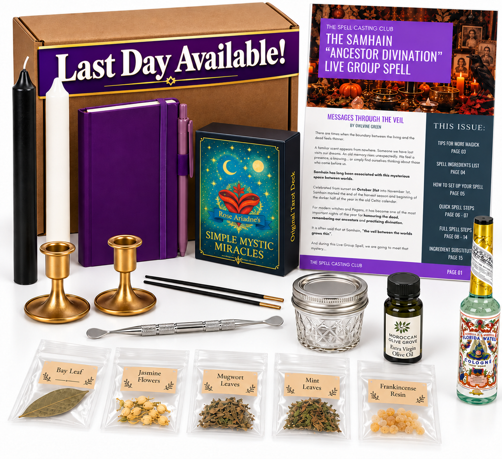 Samhain “Ancestor Divination” Live Group Spell Kit